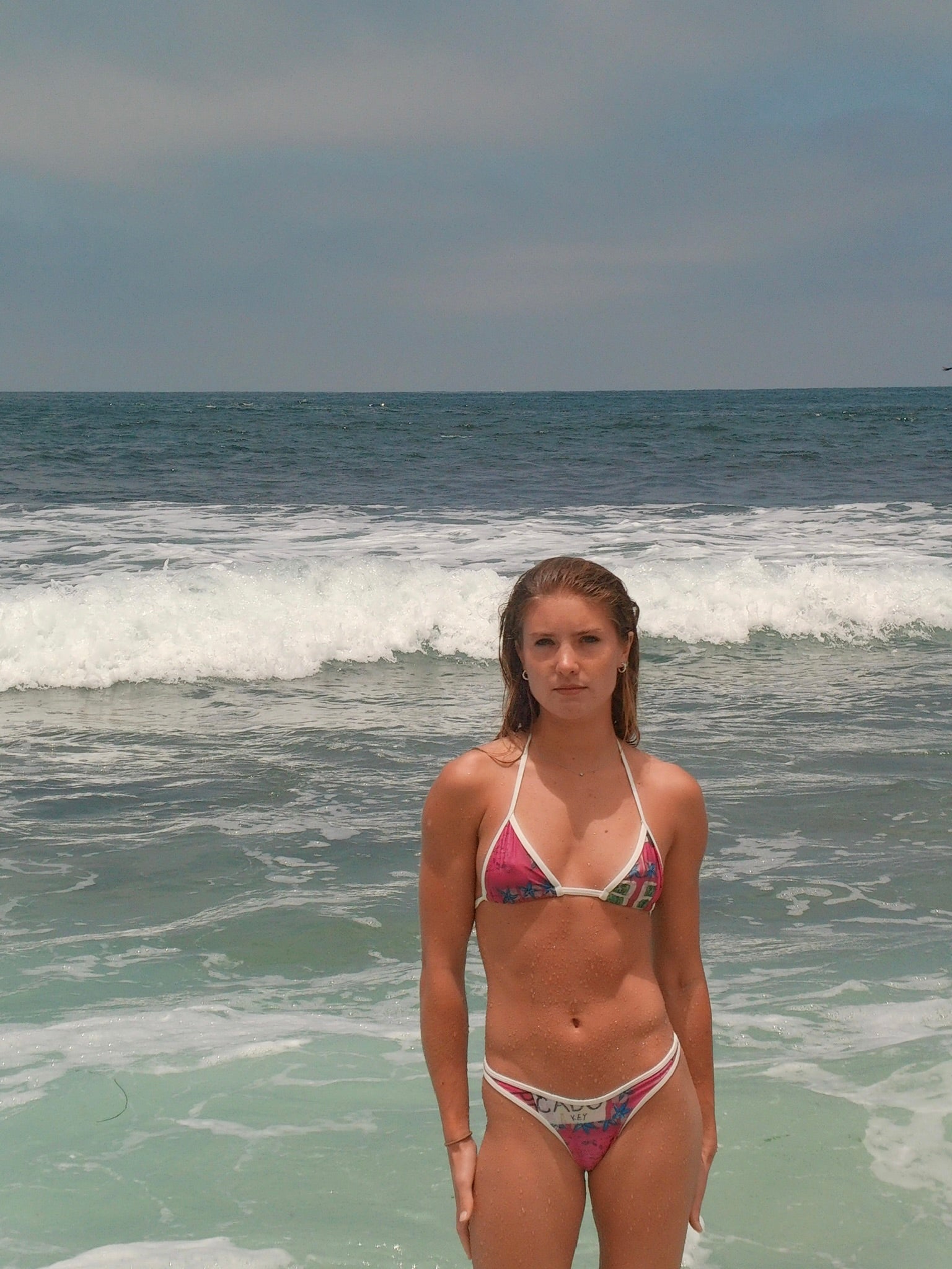 PINK FISH BIKINI TOP