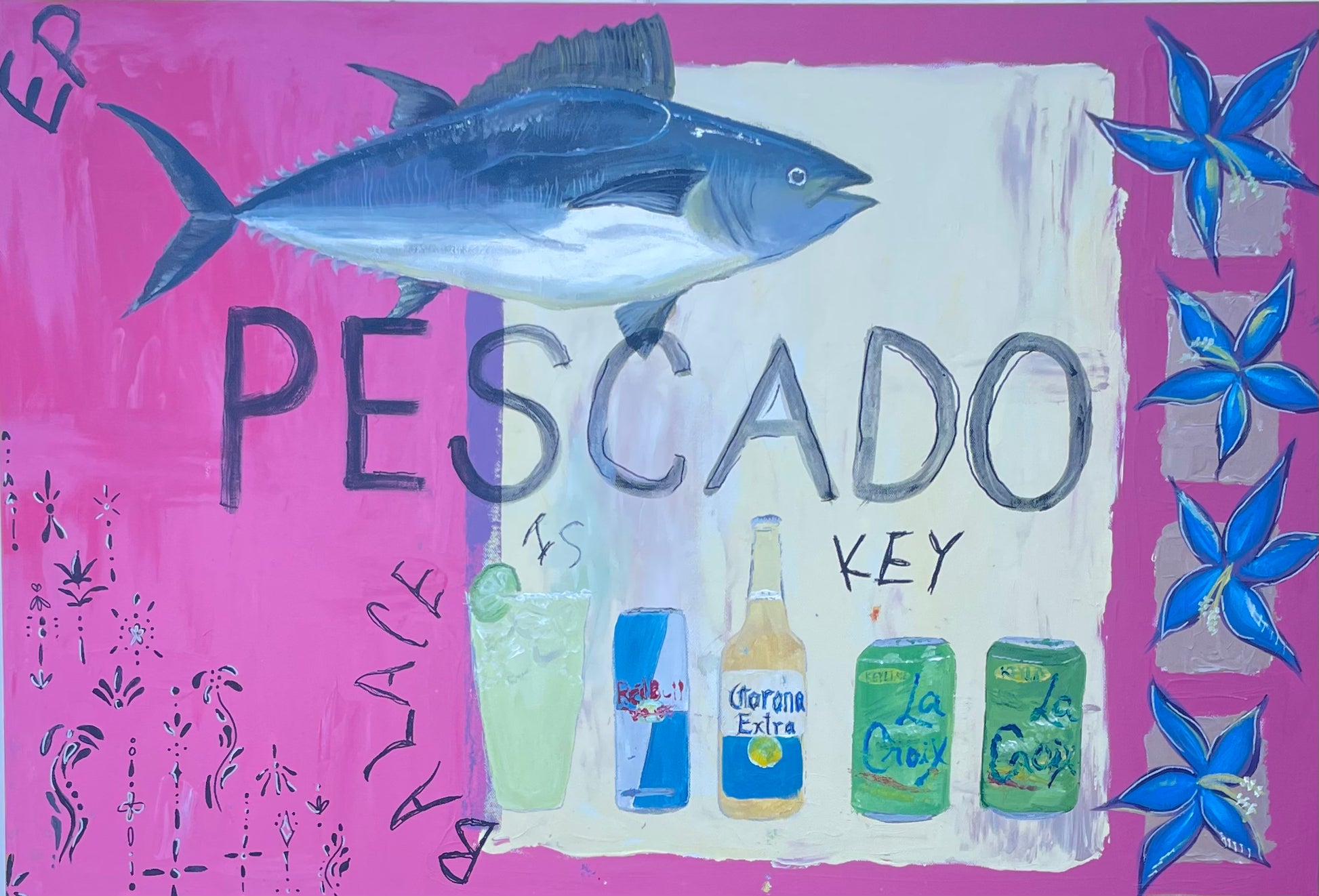 PRINT: PINK FISH
