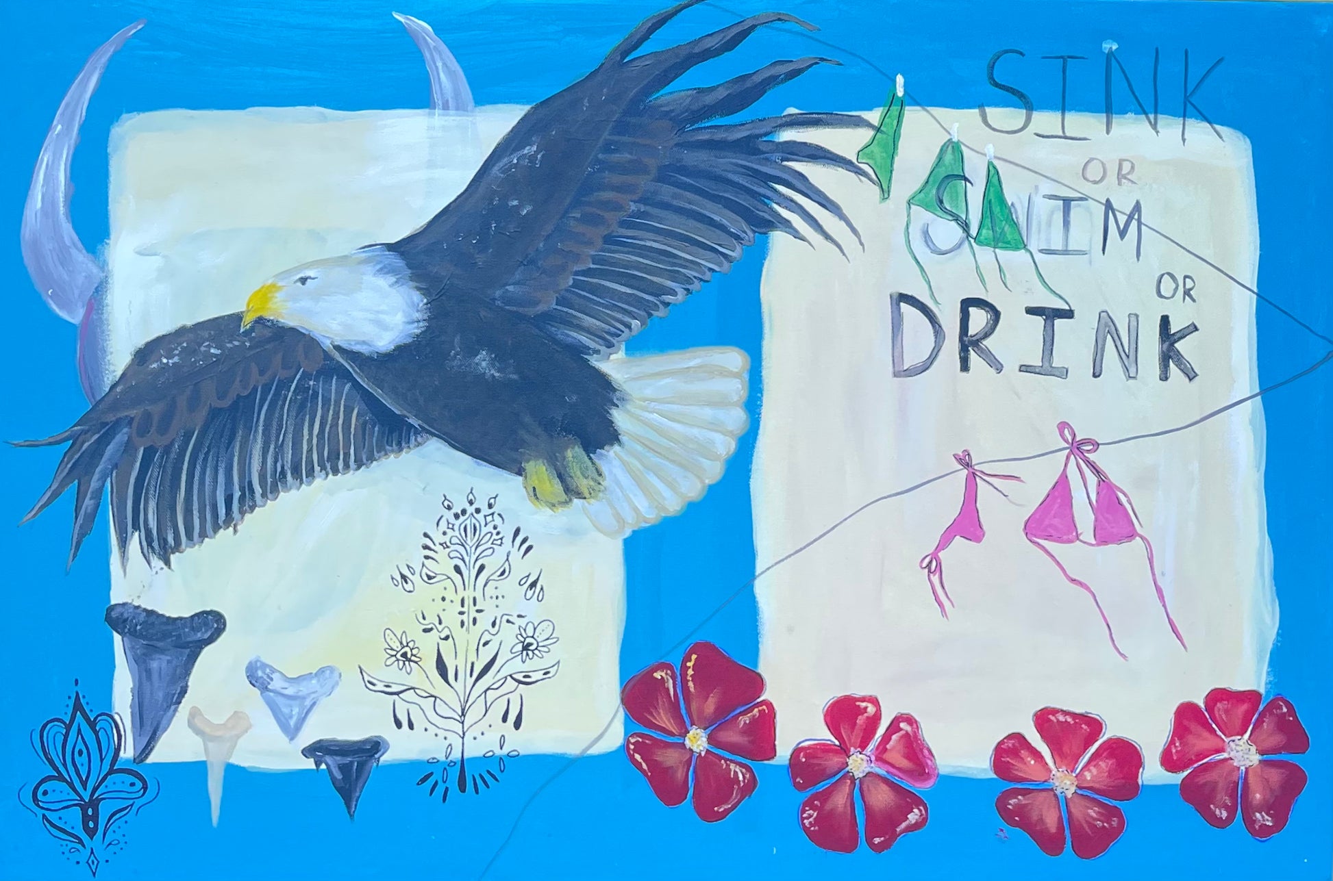 PRINT: BLUE EAGLE